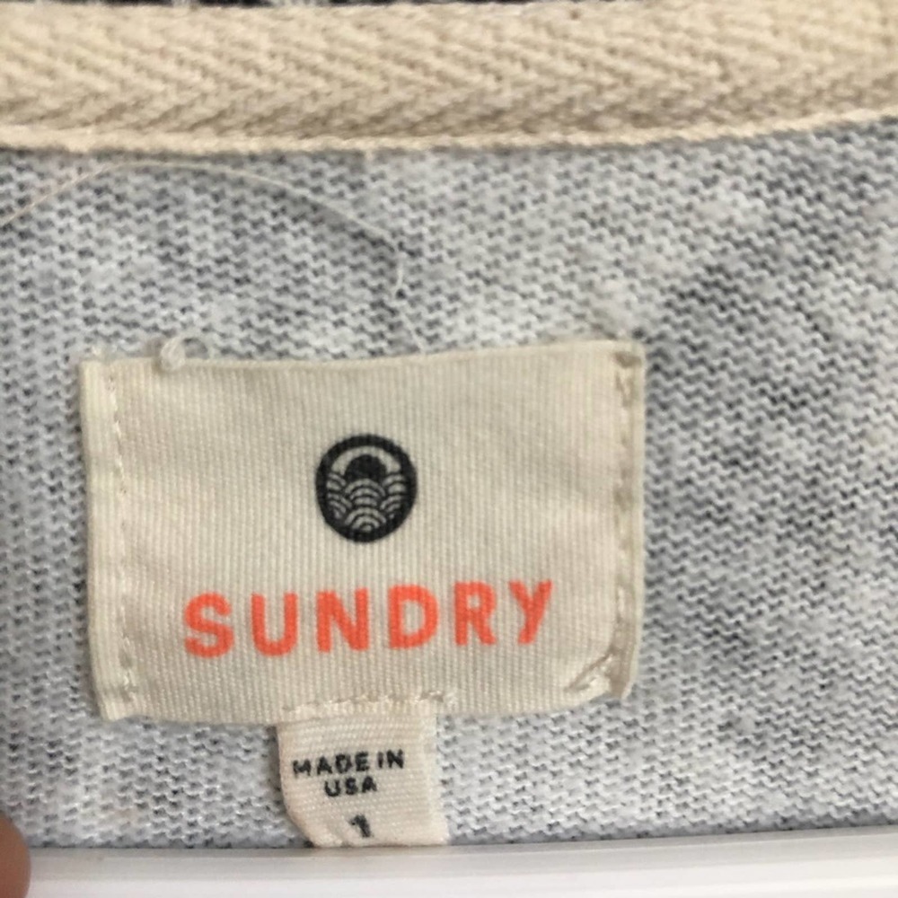 Sundry Python Side Zip Pullover Sweatshirt Small - image 5